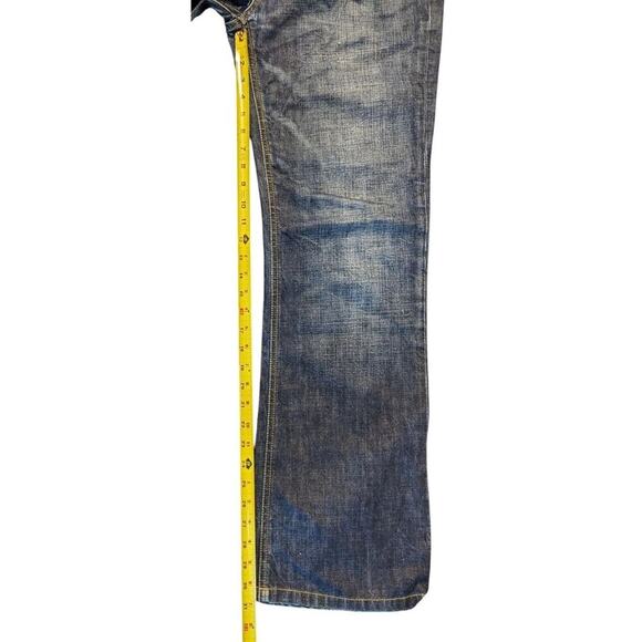 Joe's Jeans Men's Rocker Fit Bootcut Boot Cut Dark Wash Size 34 - Picture 6 of 7